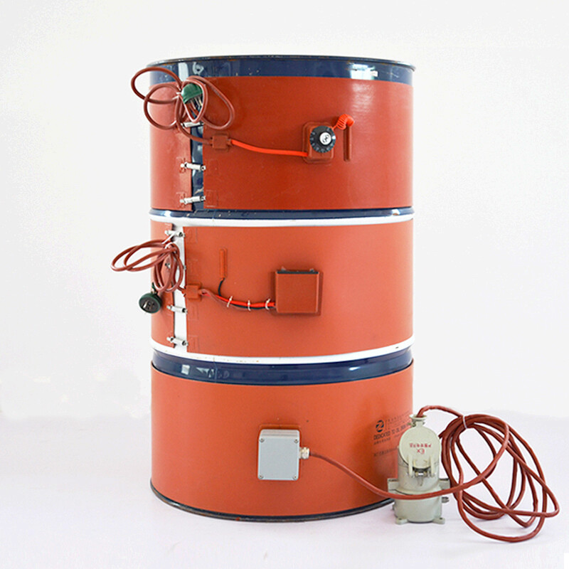 1 PC 53 Gal/200L 110V Temperature Control Oil Drum Heater Thick 250*1740*1.8mm