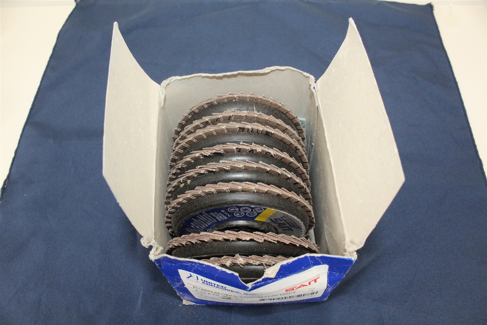 United Abrasives/SAIT 73380 4-1/2 by 7/8 3AX 80X SAITlam Flap Disc, 10-Pack