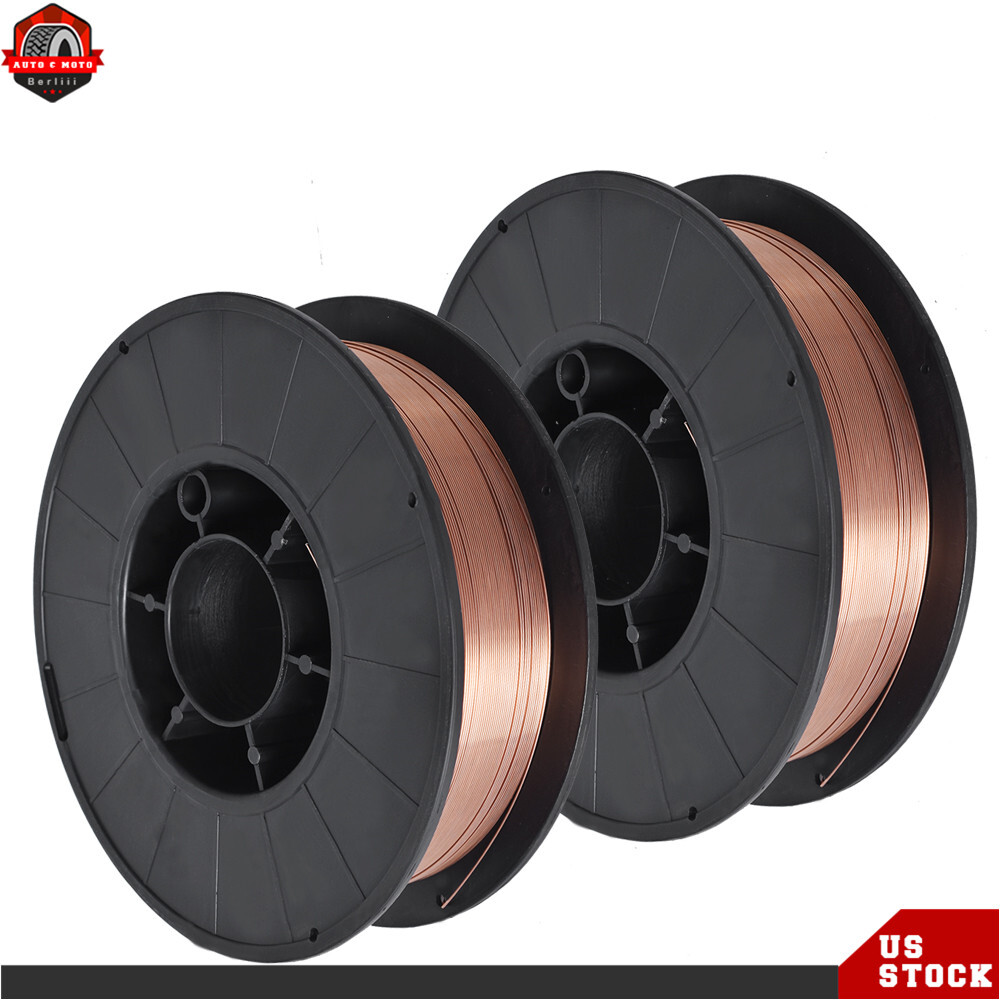 11-lb Roll 2Pack ER70S-6 .030" (0.8mm) Mild Steel MIG Welding Wire