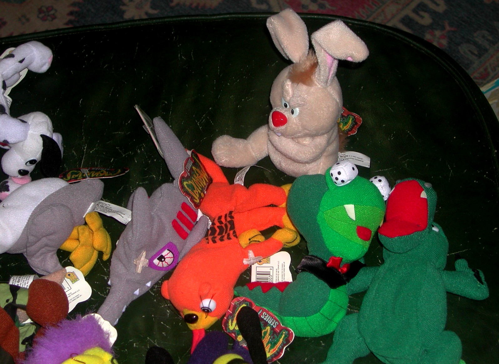 1 LOT OF 13 DIFFERENT MEANIES SERIES 1 STUFFED TOYS WITH TAGS