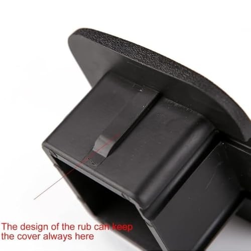 2 Inch Trailer Hitch Cover, Rubber Receiver Tube Hitch Plug () Big