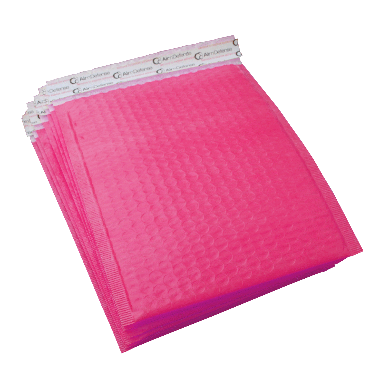 AirnDefense 200 #5 10.5X16" Pink Poly Bubble Mailers Shipping Padded Envelope