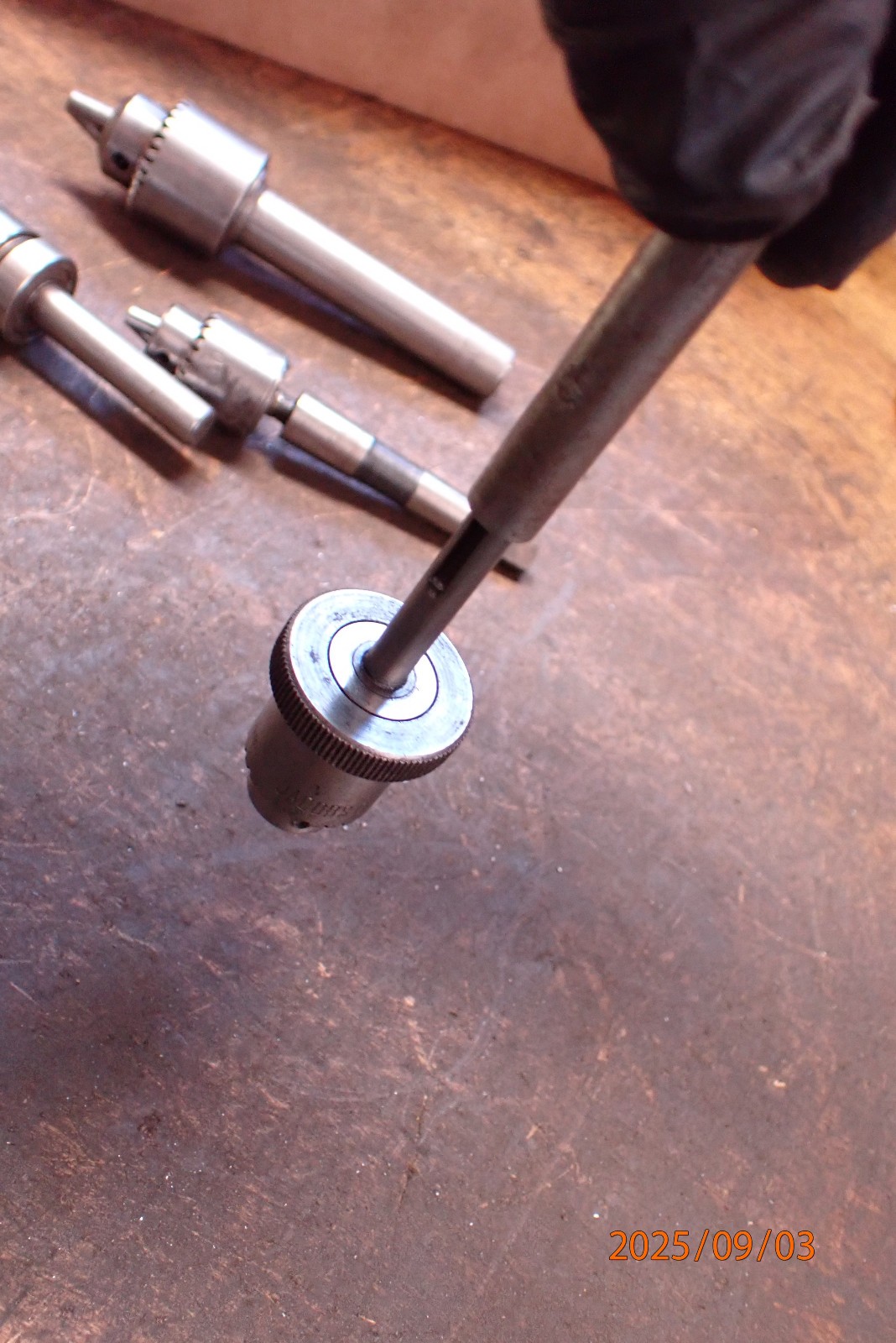 SMALL USA JACOBS CHUCKS VARIOUS MOUNT SENSITIVE SPINDLE NO. 0MT STRAIGHT