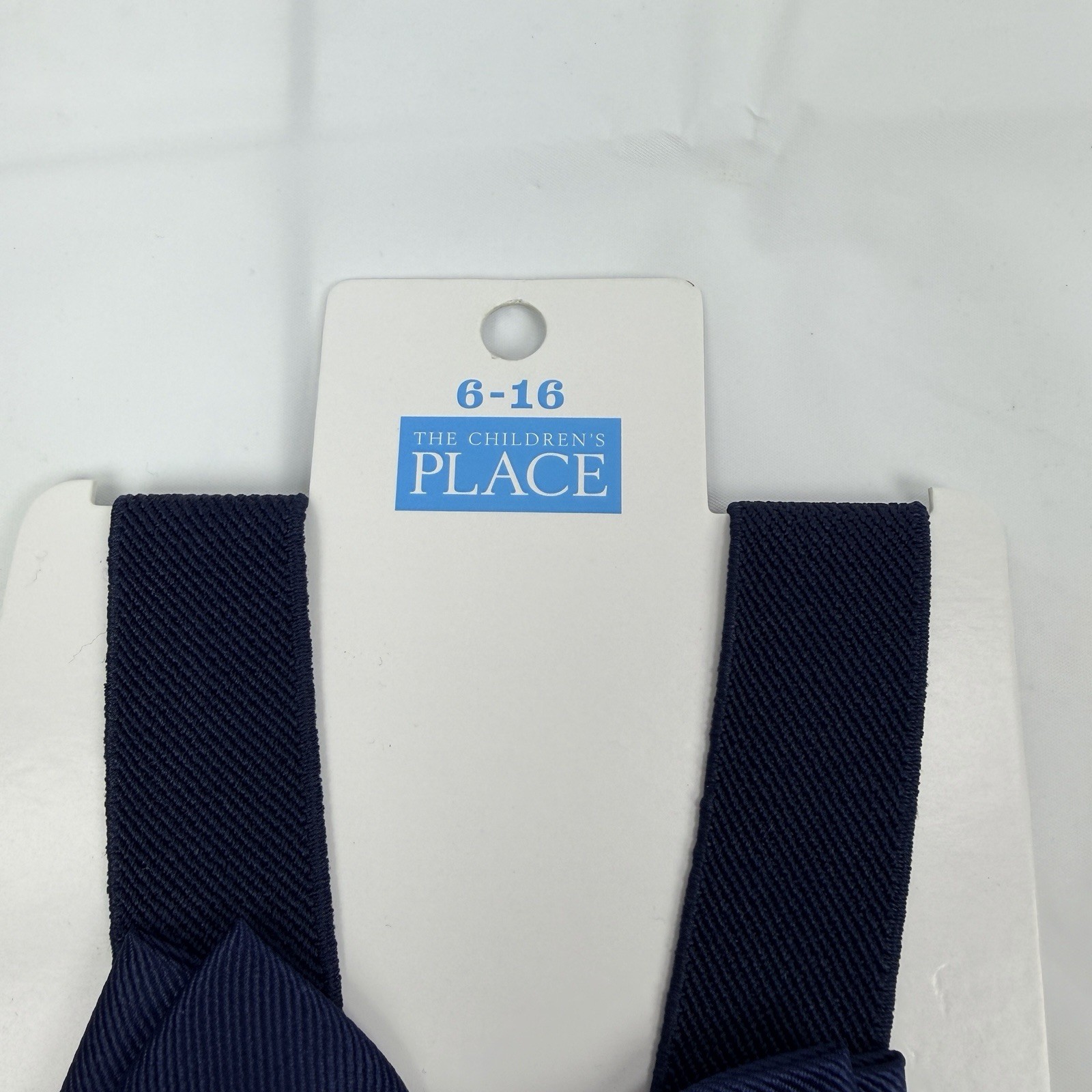NWT The Childrens Place Boys 6-16 Navy Blue Suspenders and Bowtie