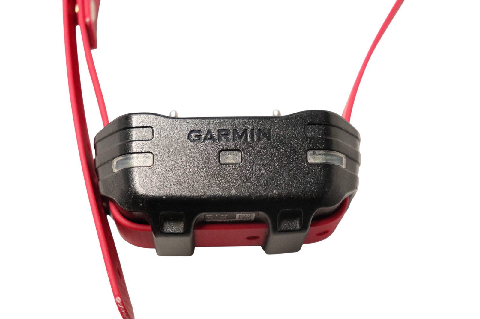 Garmin PRO Series PT6 Collar - Great Condition - Short Contacts - Red Strap