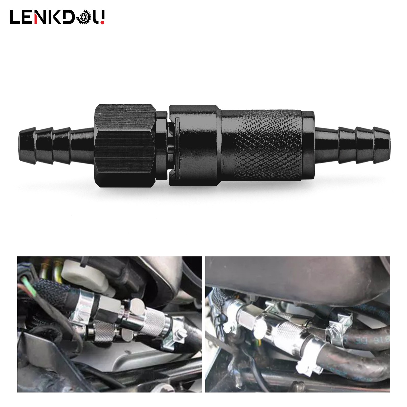 5/16" Gas Tank Fuel Line Hose Quick Release Connect Disconnect Coupling Kit Set