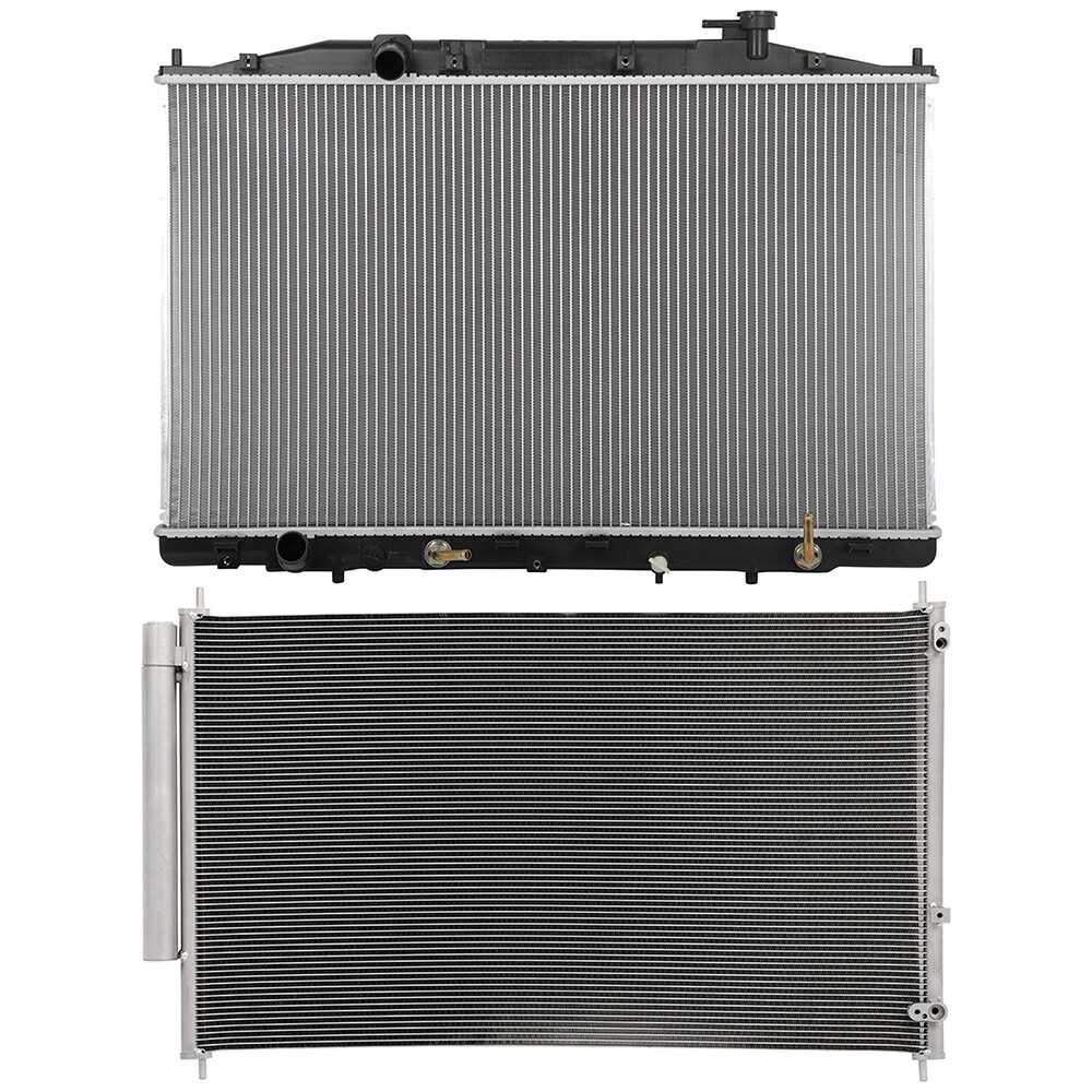 Aluminum Radiator & AC Condenser Cooling Kit For 2011-2016 2017 Honda Odyssey