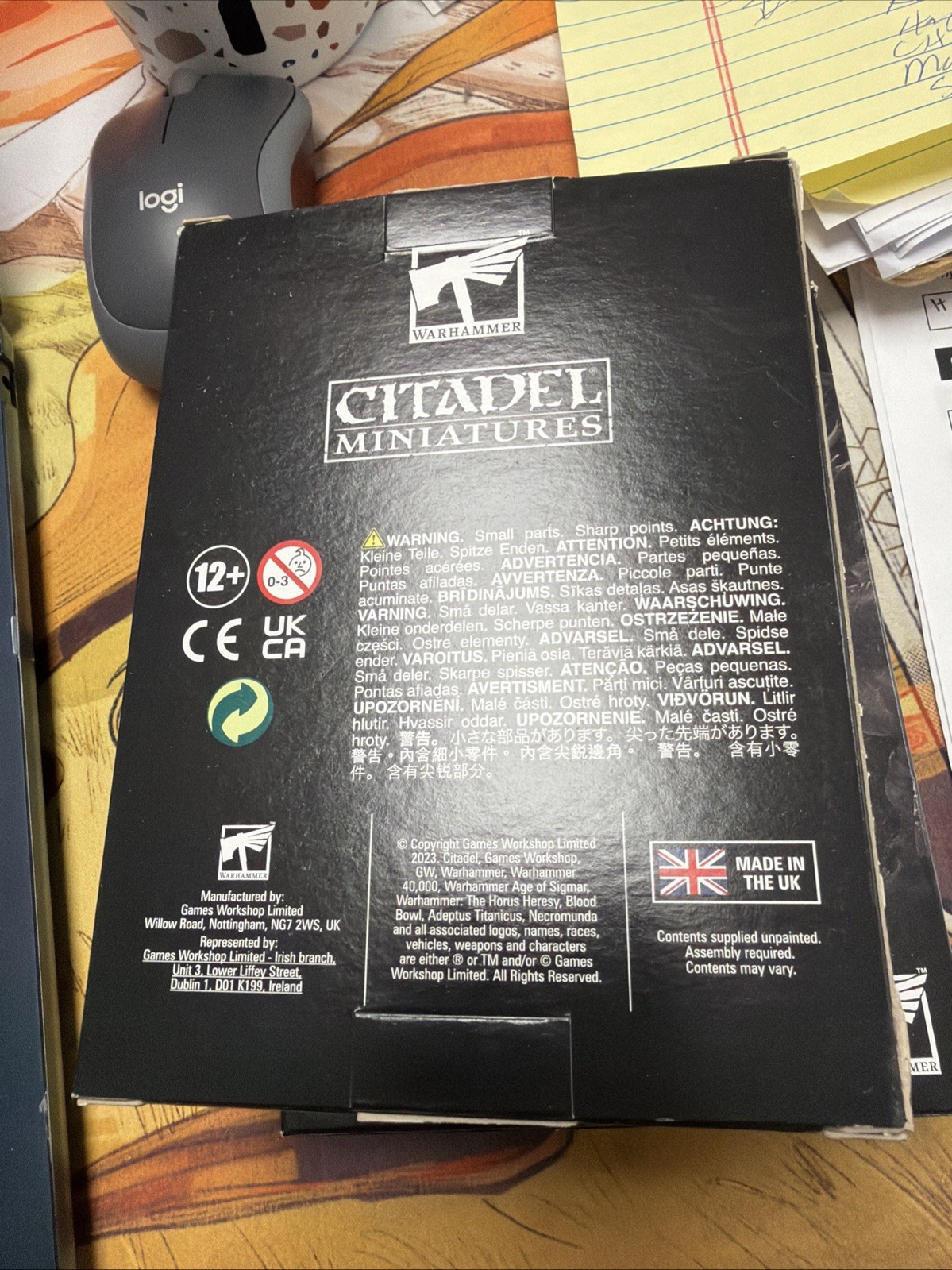 Warhammer: The Old World: Warriors of Chaos: Demon Prince with Axe. OOP METAL