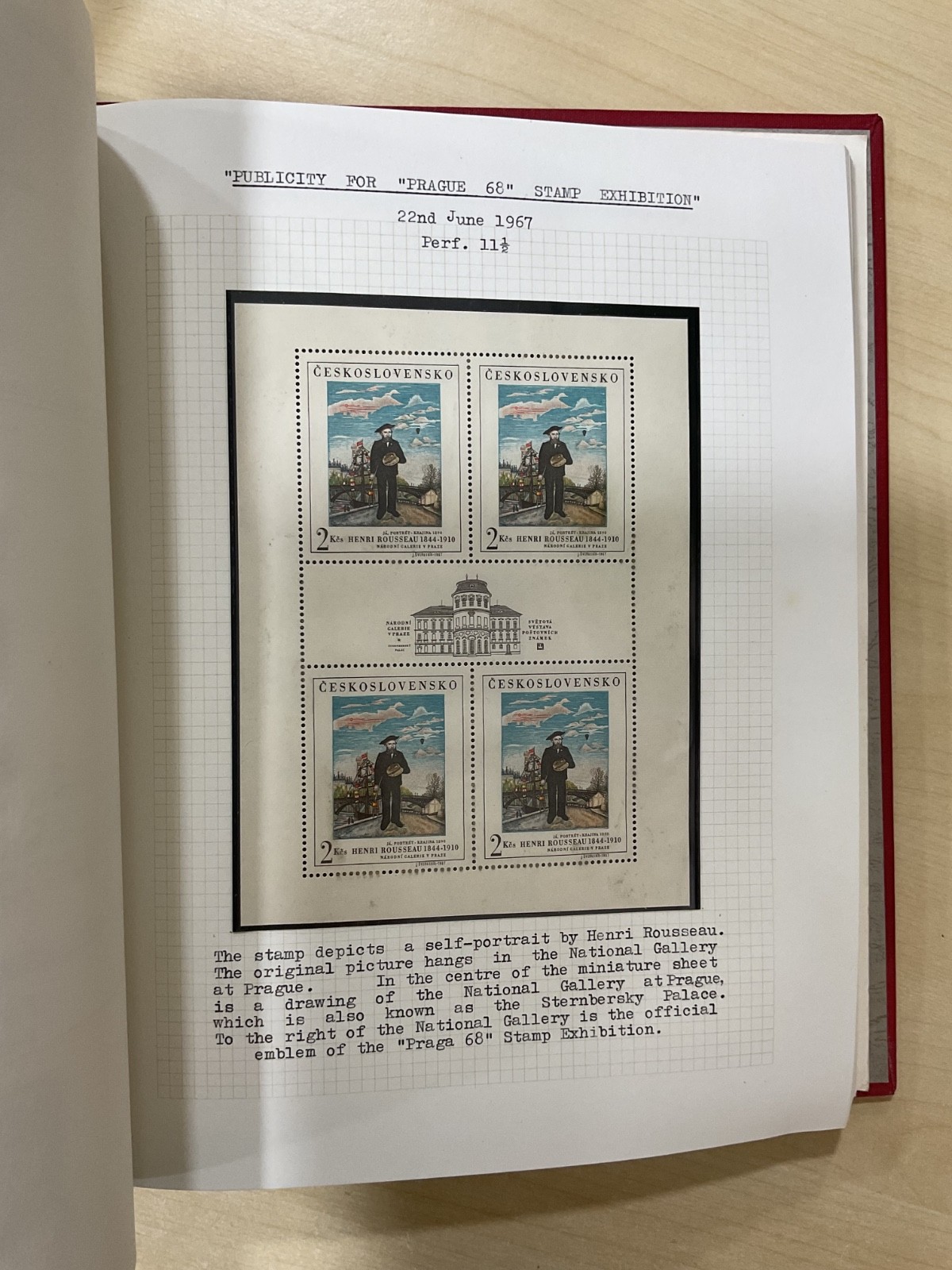 Czechoslovakia stamps. 1938 - 1970. Mint. Well written up album. G/109