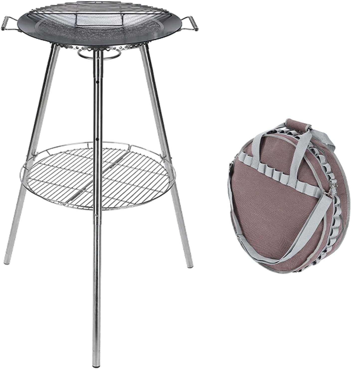 18-inch baking pan with burner bracket, Skottle BBQ cooking system kit