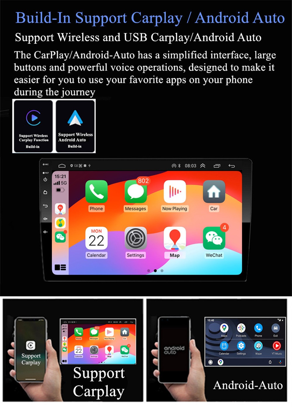 9" For 1994-2003 Mercedes-Benz E-Class W210 S210 Carplay Stereo Radio GPS Player