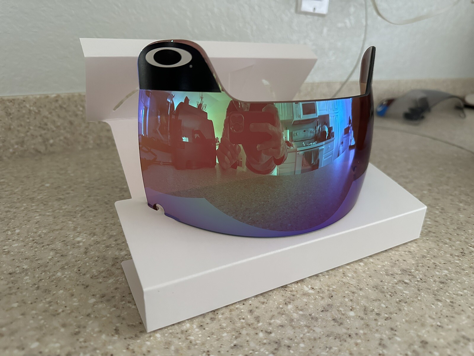 Oakley Prizm SpeedFlex Football Helmet Visor NFL Eye Shield Adult Jade Mirror