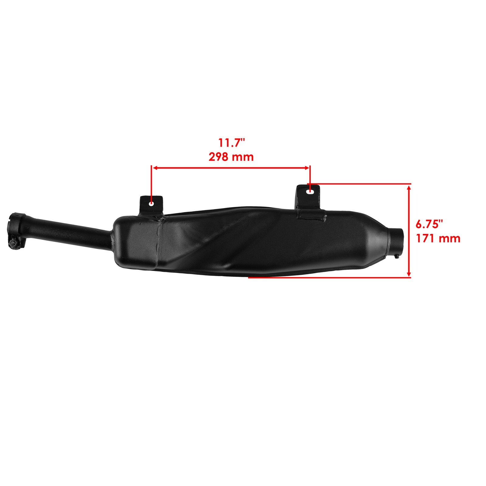 Exhaust Muffler For Yamaha Big Bear 350 YFM350FW 4X4 1994-1997