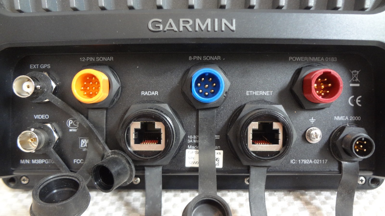 GARMIN GPSMAP 741xs GPS CHART PLOTTER ClearVü SideVü CHIRP FISHFINDER w/ POWER