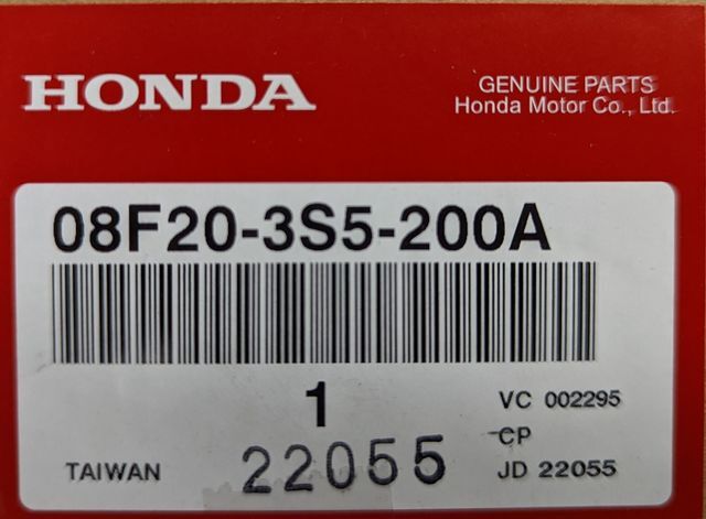 Genuine Acura Integra Rear (A) Emblem Nameplate Badge (Gloss Black) (08F20-3S5-2