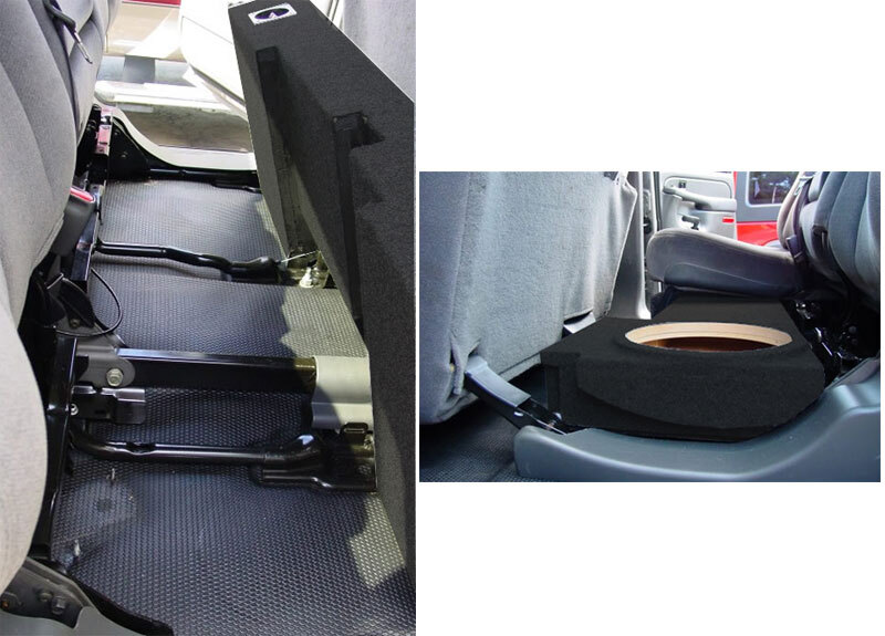 2002-2013 Cadaillac Escalade Ext Stereo Dual 12" Subwoofer Enclosure Sub Box New