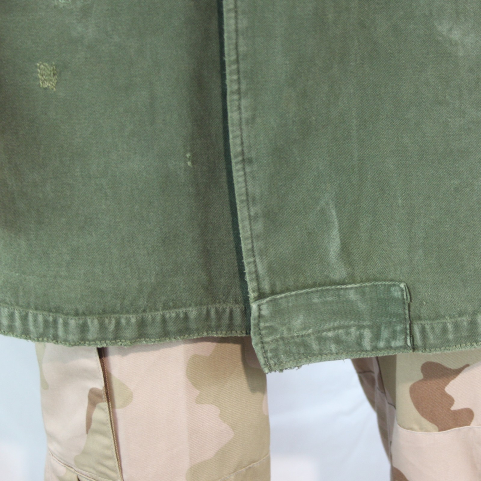 Hungarian Vintage Army Parka Outer Unlined Repaired 42-44" Chest (4115)