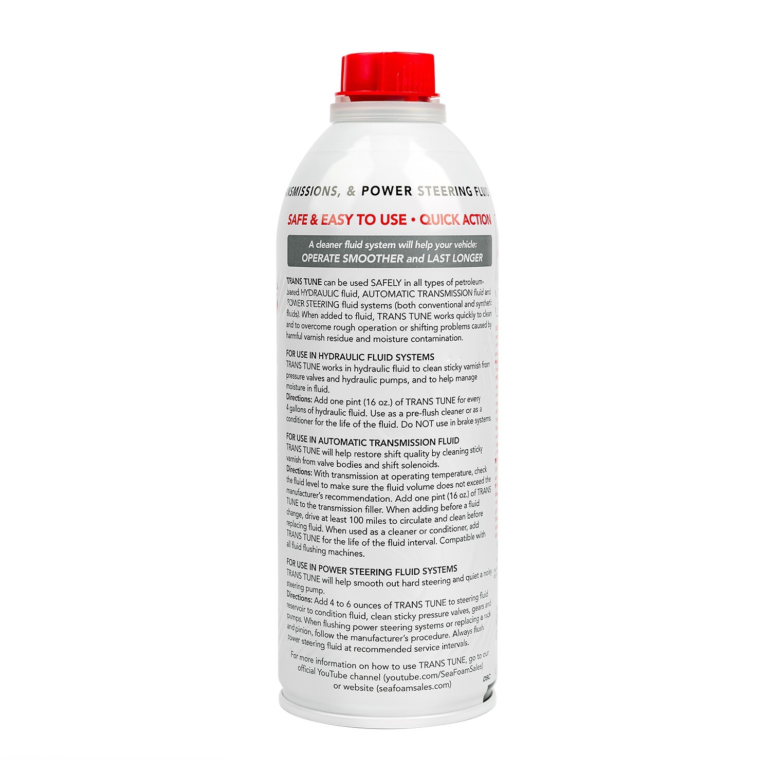 Sea Foam Trans Tune Transmission Fluid Additive TT16 16 oz Pack of 2