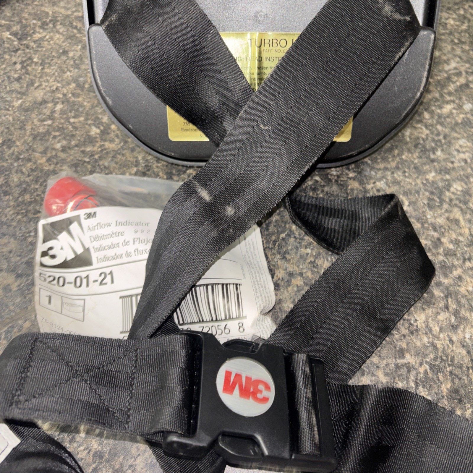 3M Breathe Easy Turbo Unit Air Purifying Respirator PAPR, PN: 022-00-03R01