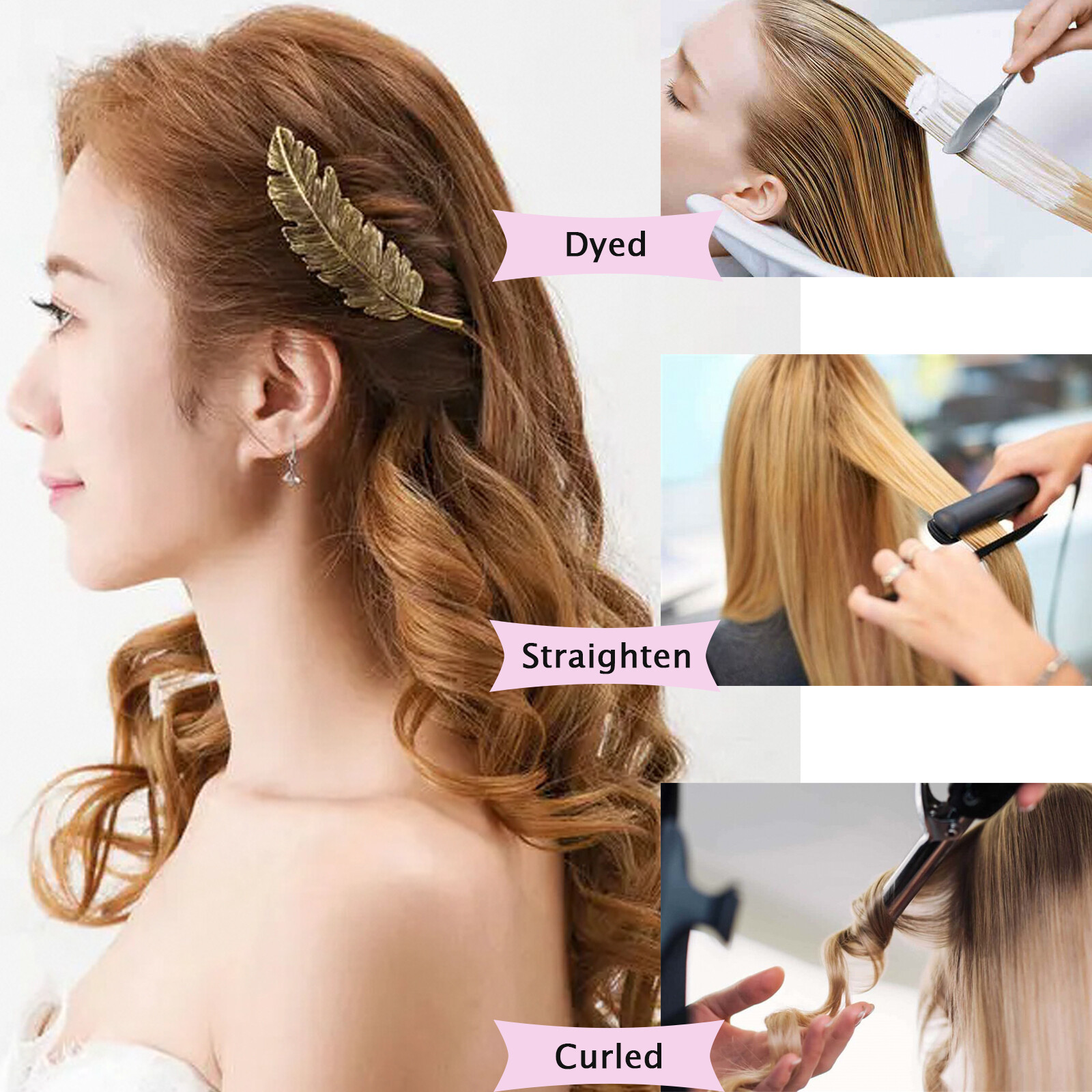 Micro Ring Loop Tip Remy Human Hair Extensions Straight Micro Beads Link Hair US