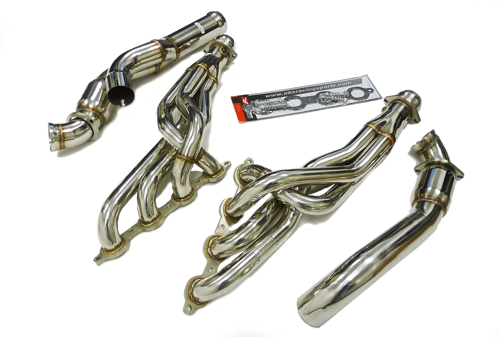 OBX Stainless Long Tube Manifold 14-16 Chevy Silverado GMC Sierra LT1 6.2L