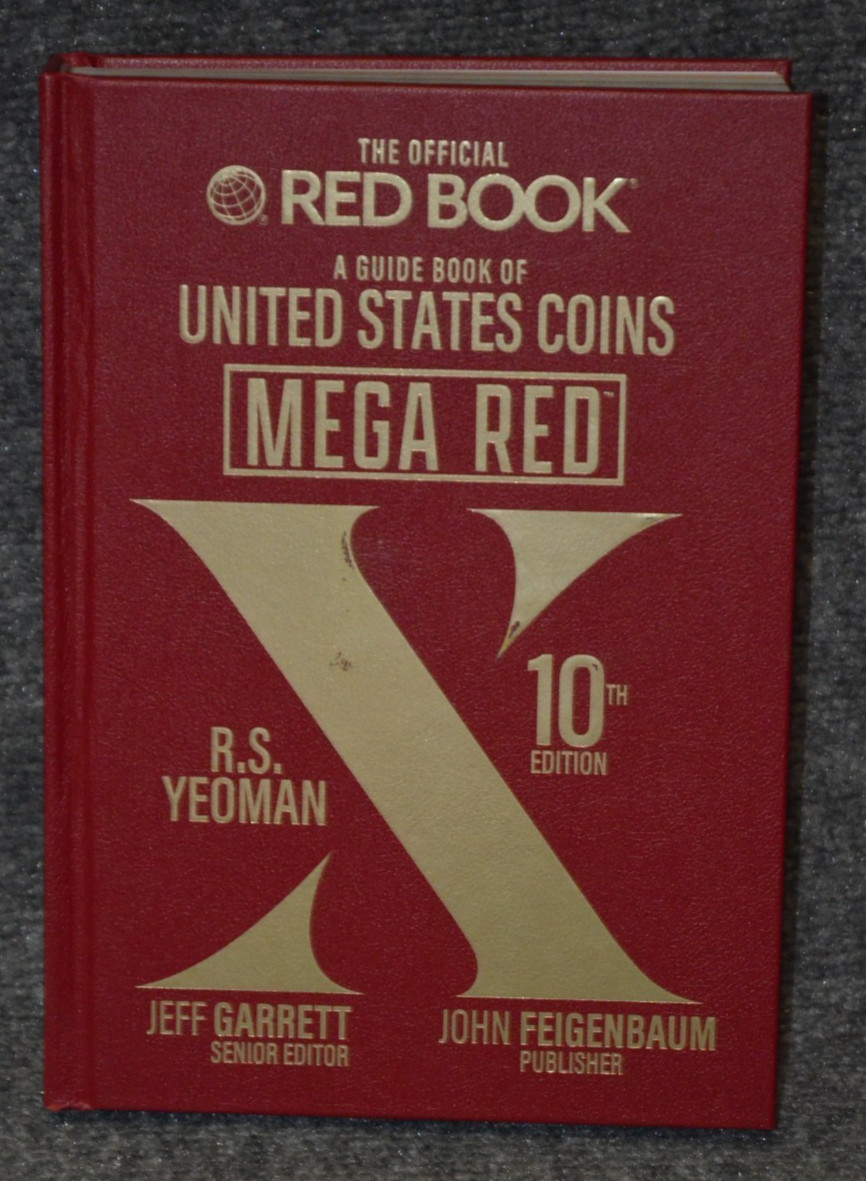 Mega Red Guide Book of U.S. Coins Deluxe 10th Edition Hardcover