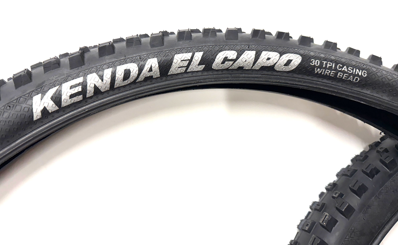 Lot of 2 Kenda El Capo 27.5 x 2.4" MTB Bike Tire Clincher Wire Bead Black