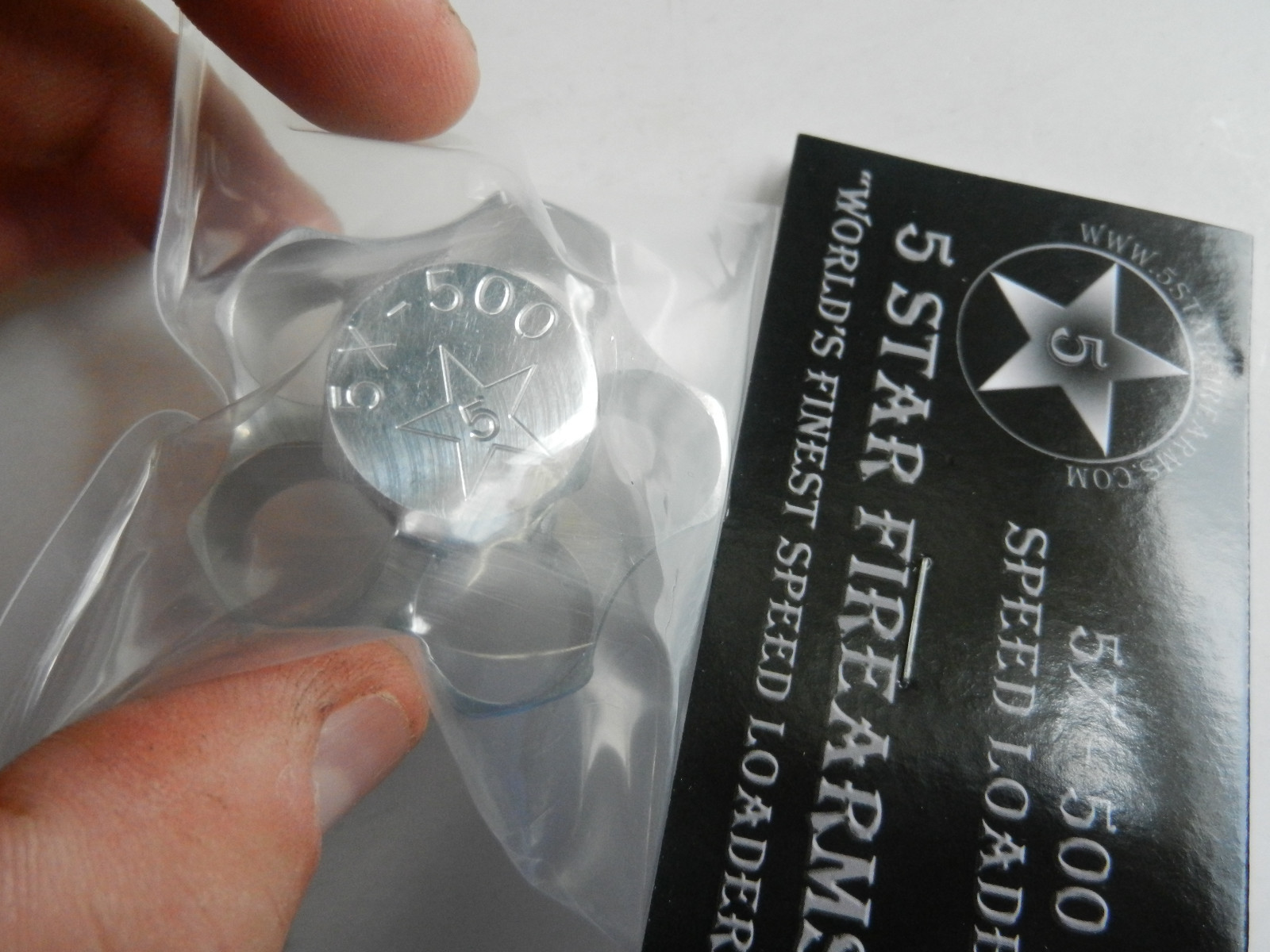 Aluminum Speed Loader; Fits Taurus, S&W 500; Hlds 5 Rnds 500 S&W; 5X-500