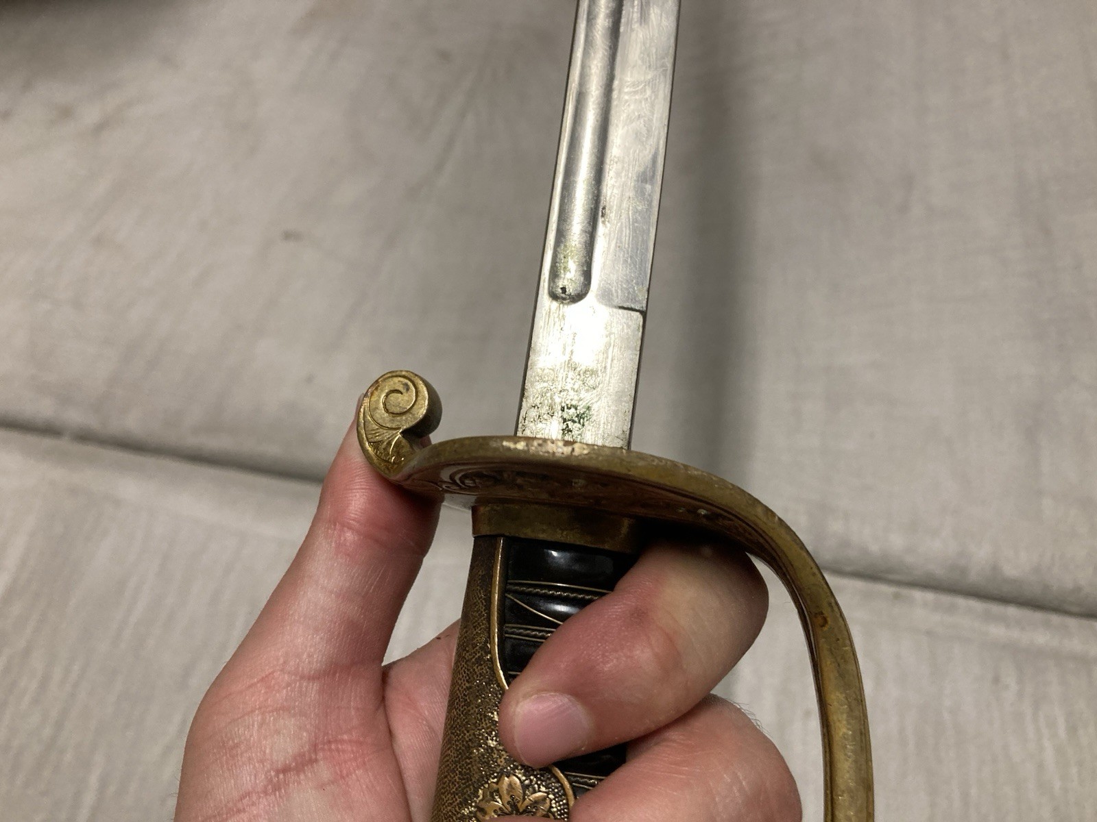 Original WW2 Japanese Army Parade Sword With Tassel Rope Scabbard WWII Military