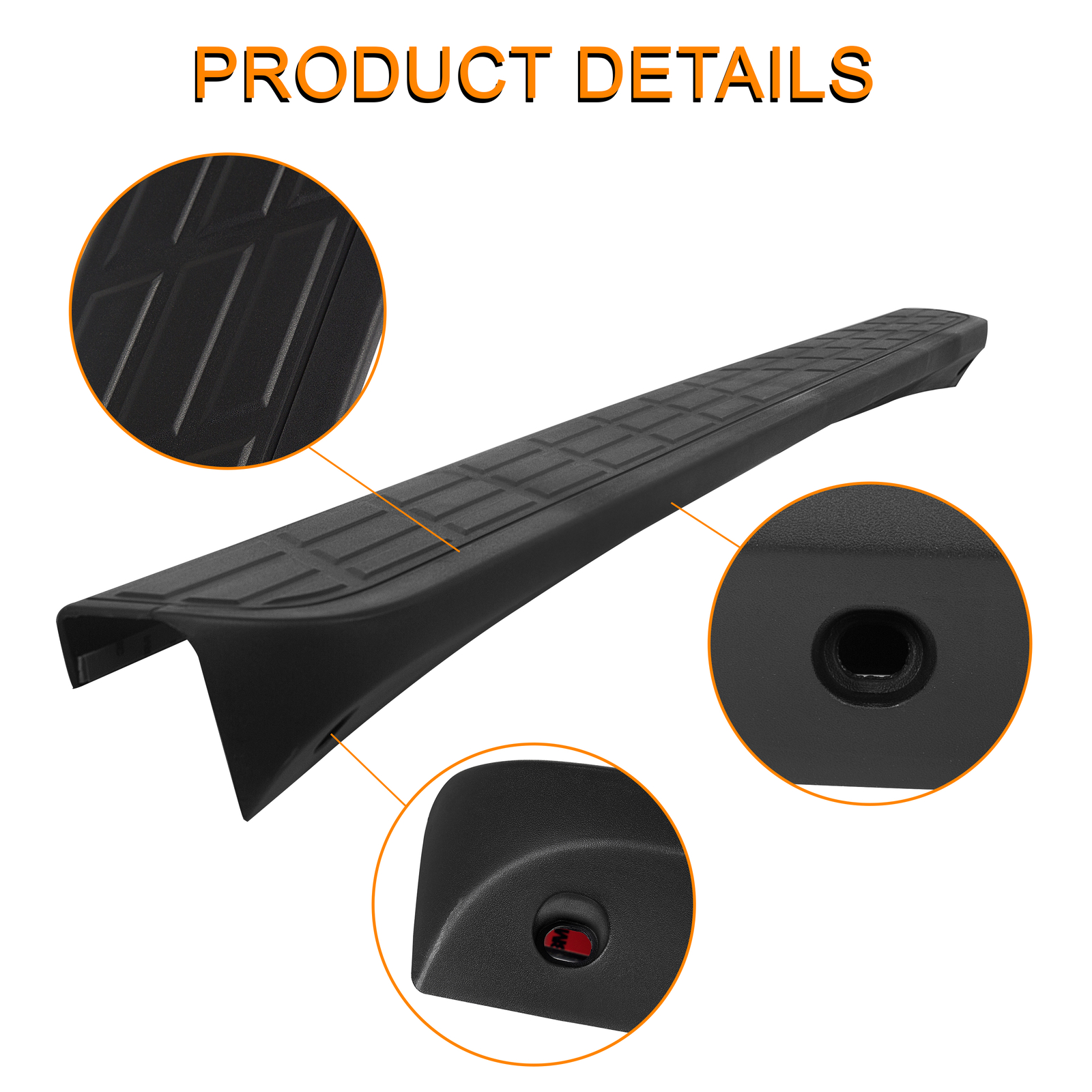 2007-2013 Fits Chevy Silverado Sierra Tailgate Top Protector Spoiler Cap Cover