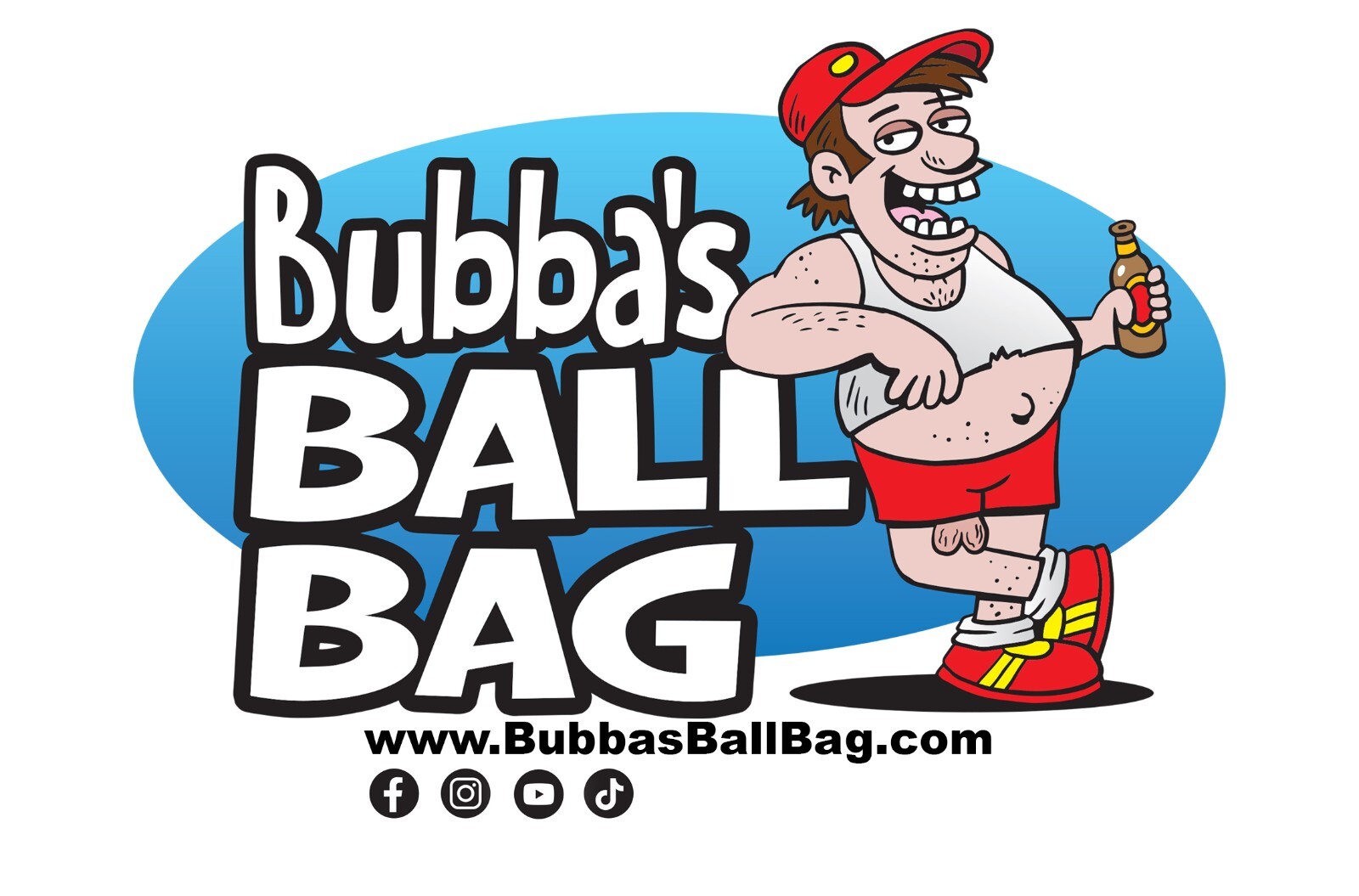 Fake Silicone Hanging Testicles - Balls Ballsack - Prank Gag Gift (Hairless)