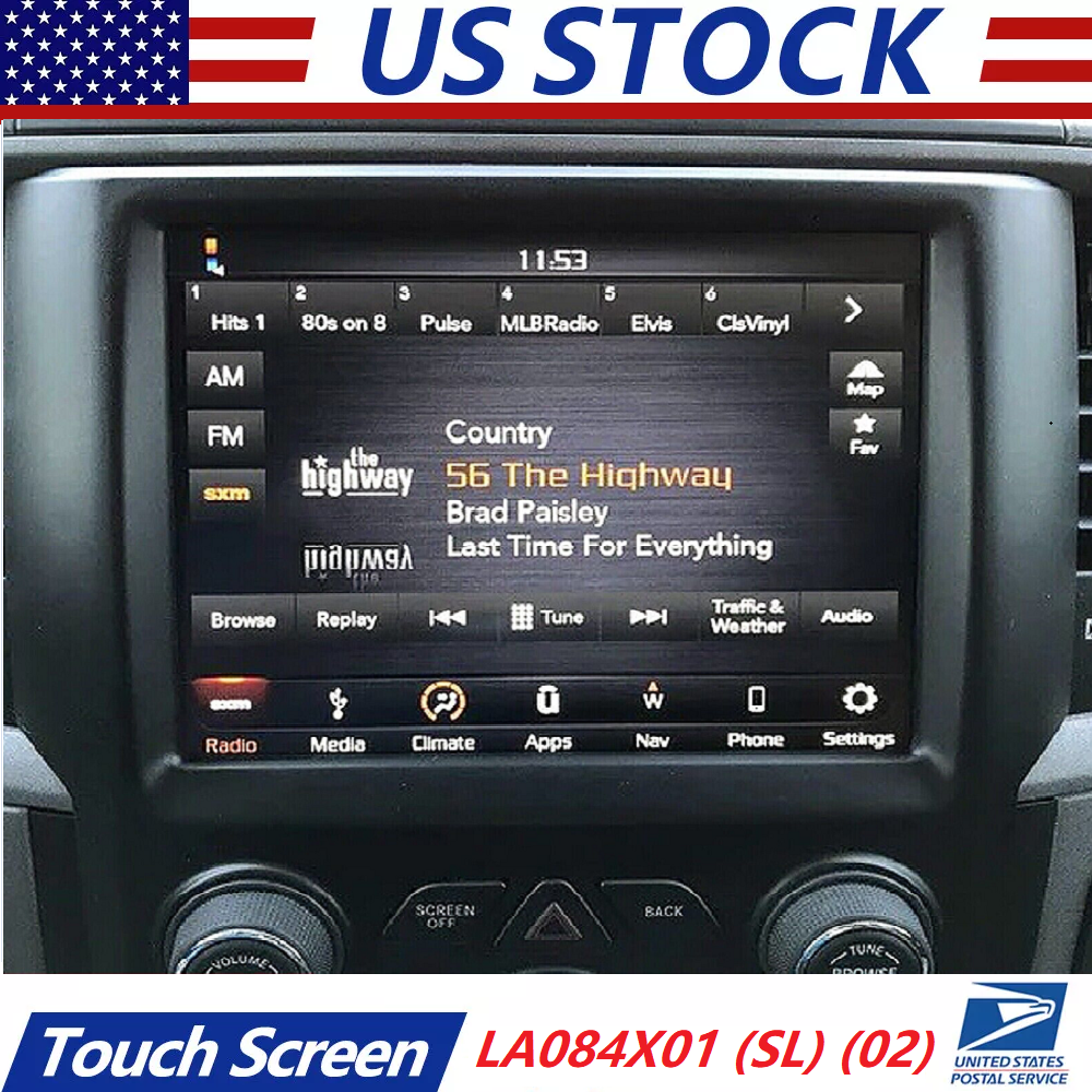 2018-23 Dodge RAM 1500 2500 3500 4500 8.4" Uconnect LCD Monitor Touch Screen US