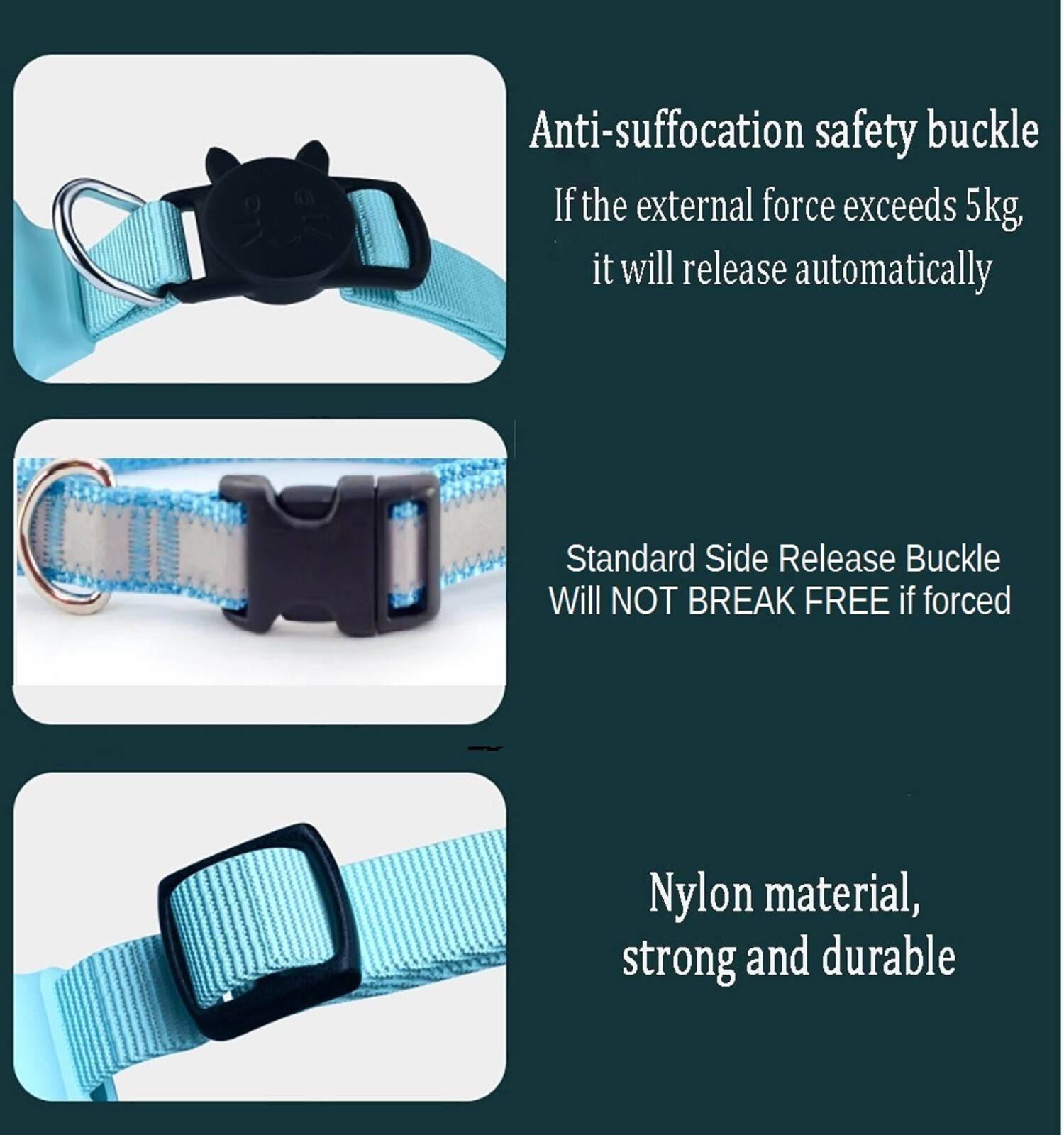 BIRD PROTECTOR Cat collar - WATERPROOF UNIQUE UVR DESIGN -save birds safe 4 cats