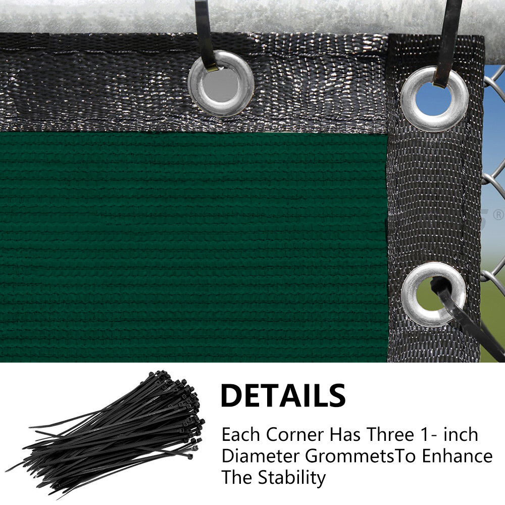 200GSM Fence Privacy Screen Cover Mesh 4' 5' 6' 8' x 50' Black Green Beige Brown
