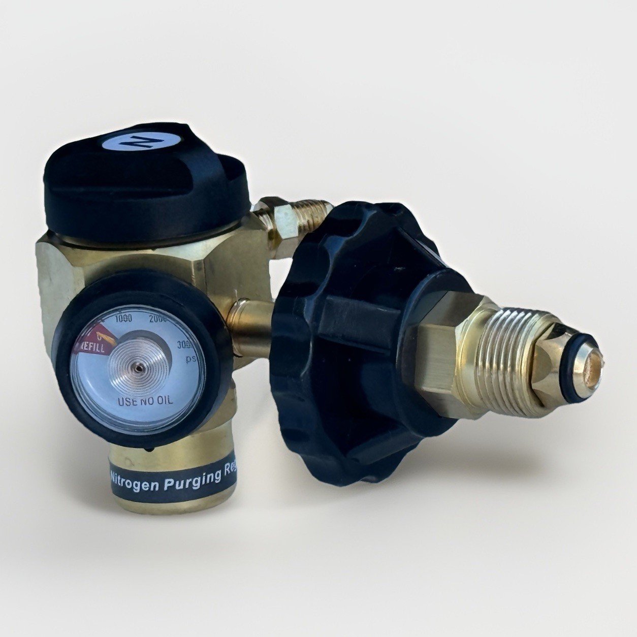 Nitrogen Purging Regulator 500PSI HVAC Gas Leak Testing Braze Welding