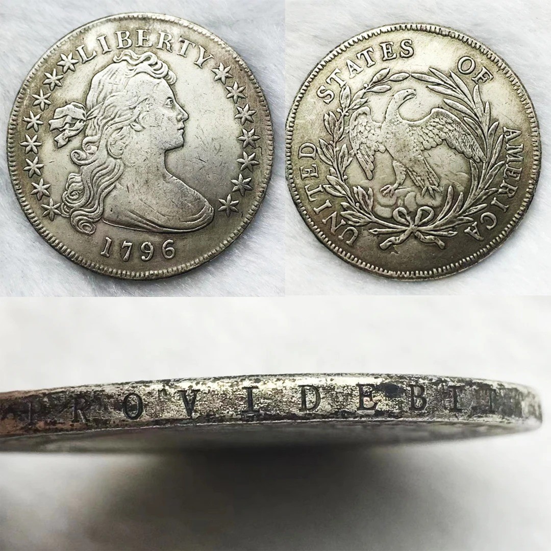 Rare Collectible Antique Historical Coin Exquisite Cameo Design Old Silver Dolla