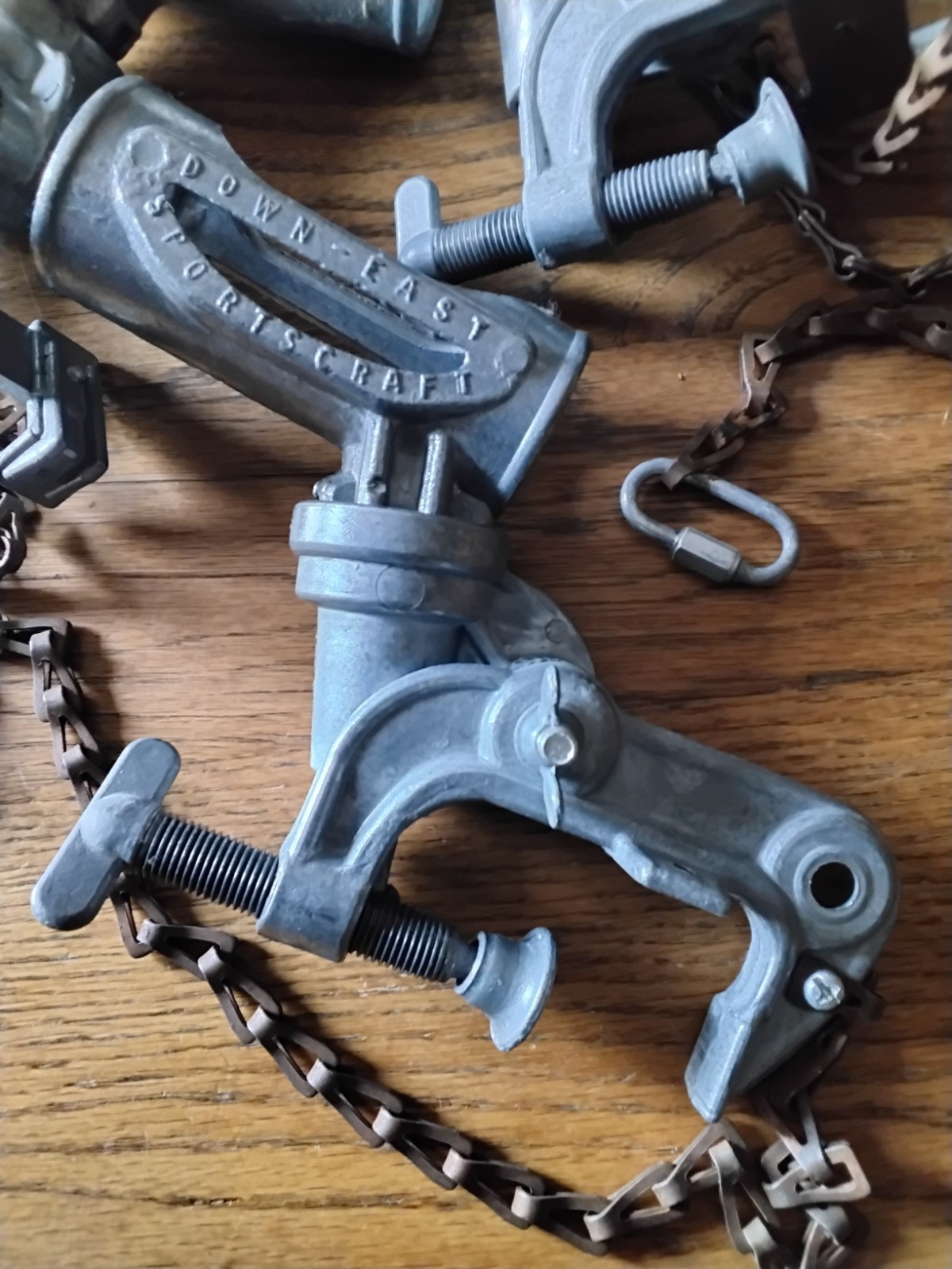 3 Vintage Down East Sportscraft Rod Holders Lewiston Maine