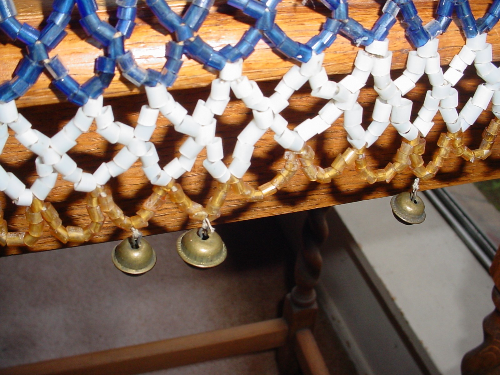 OLD CA 1900 YAKAMA PLATEAU INDIAN FULLY BEADED CAPE YOKE JINGLE DANCE