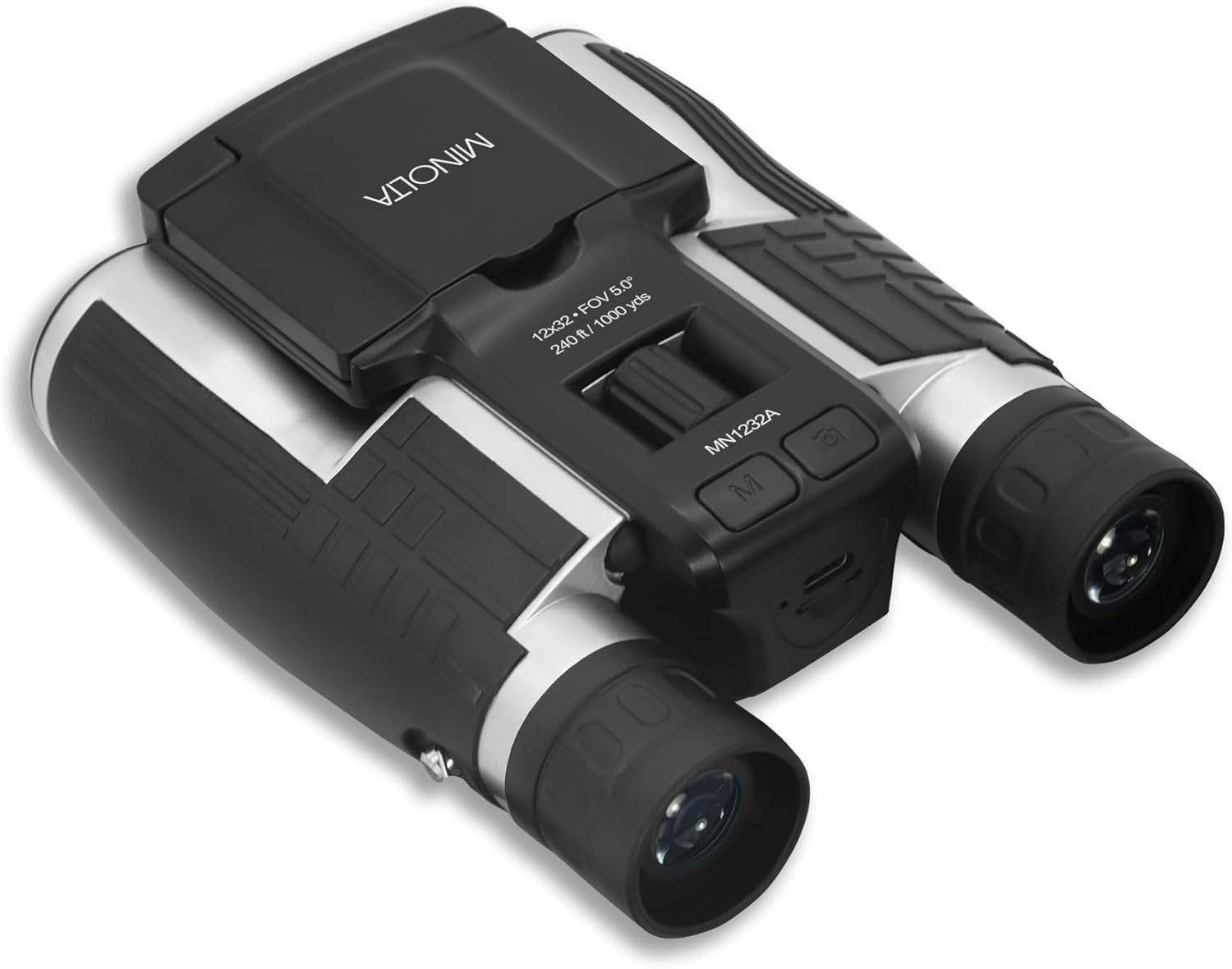 MINOLTA® MN1232A 12x32 Digital Binoculars w/4K UHD Camera