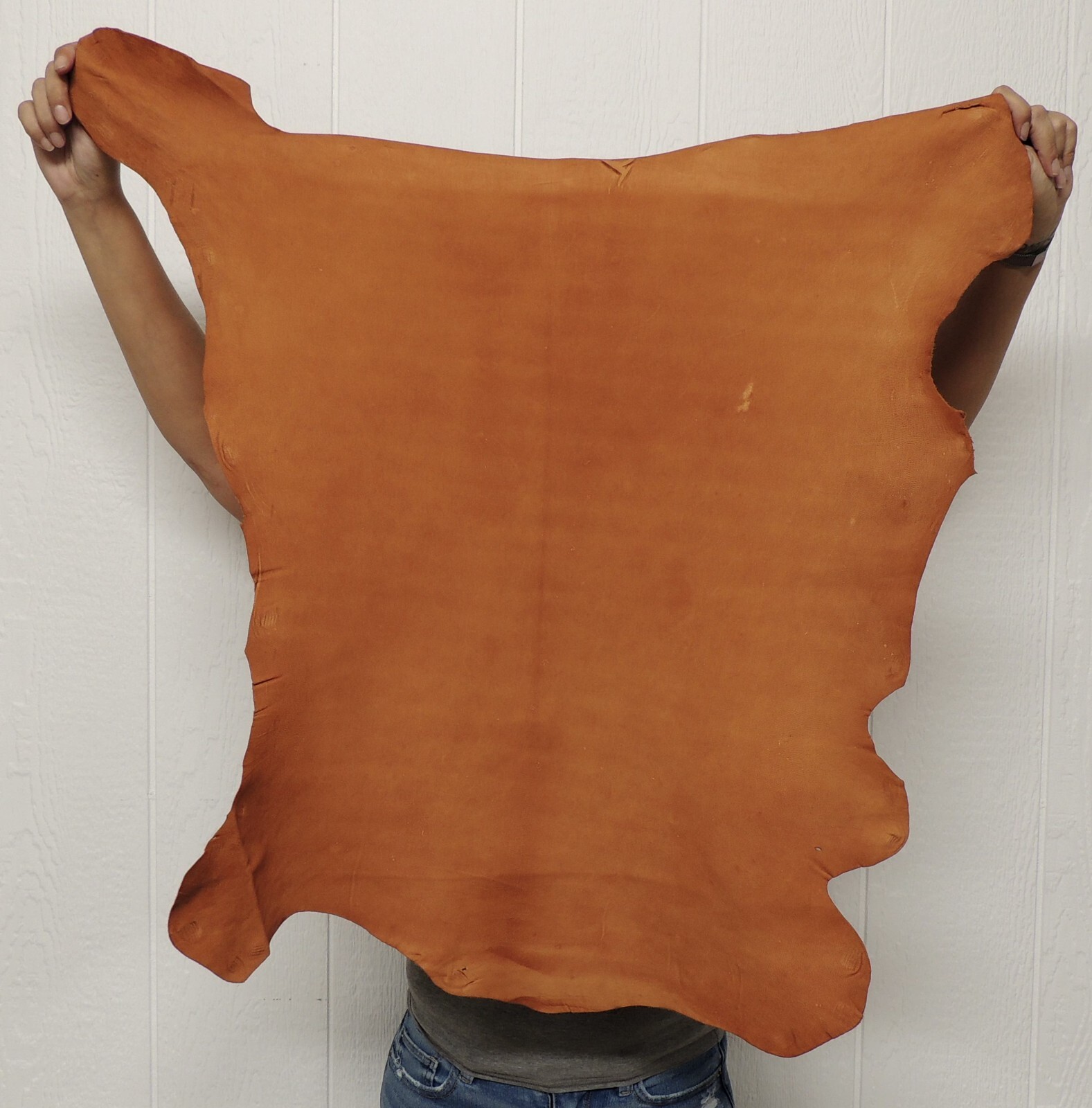 ACORN BUCKSKIN Leather Hide for Native Crafts Taxidermy Bags Laces Flute Bags