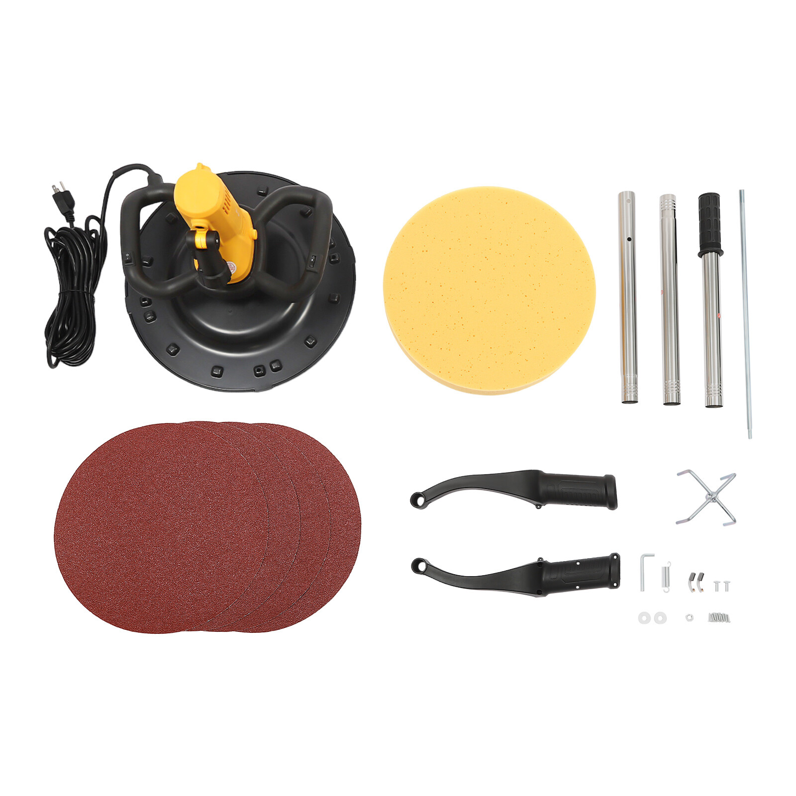 110V Concrete Polishing Machine Smoothing Polishing Machine 6 Variable Speed