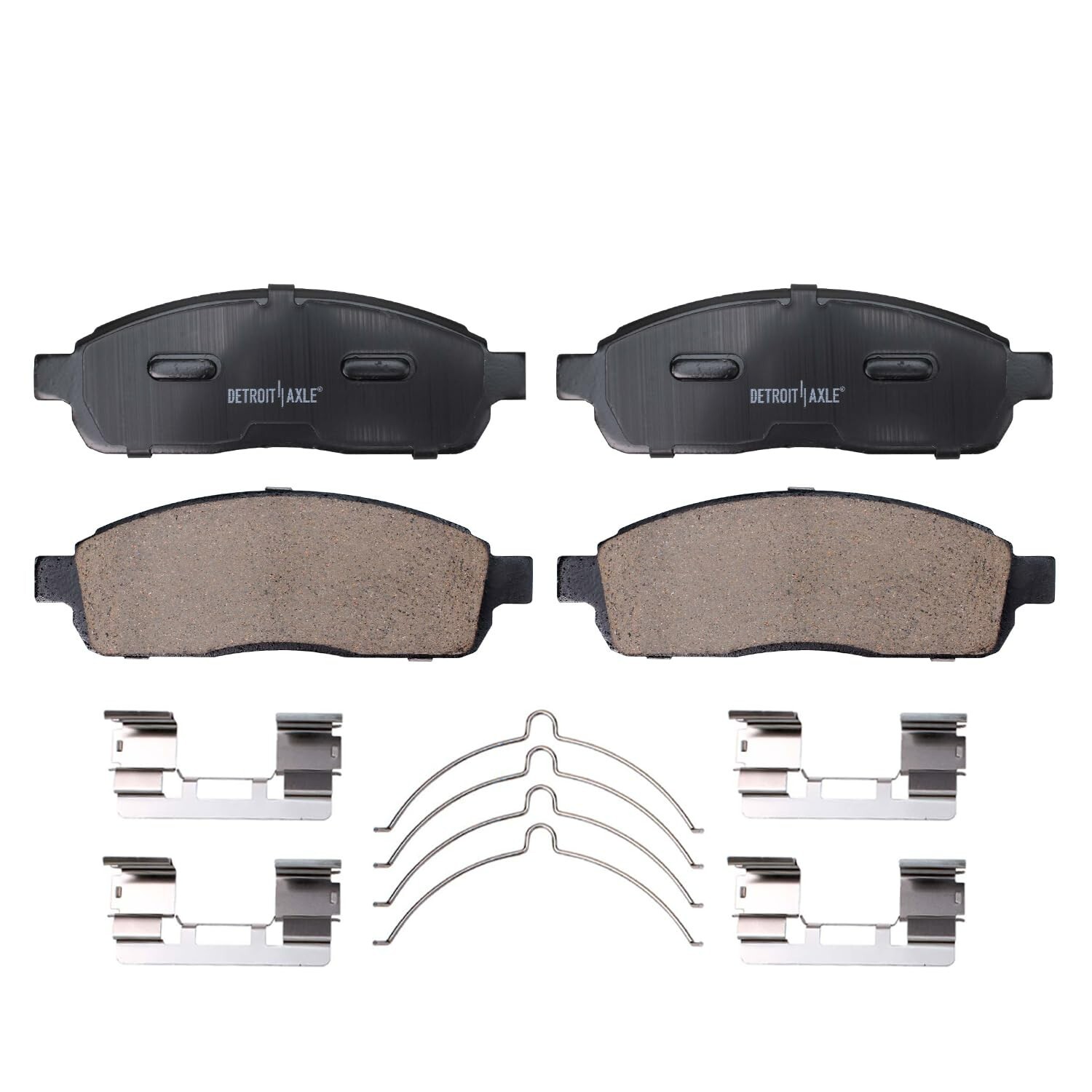 Front & Rear Ceramic Brake Pads for 2004 2005 - 2008 Ford F150 Lincoln Mark LT