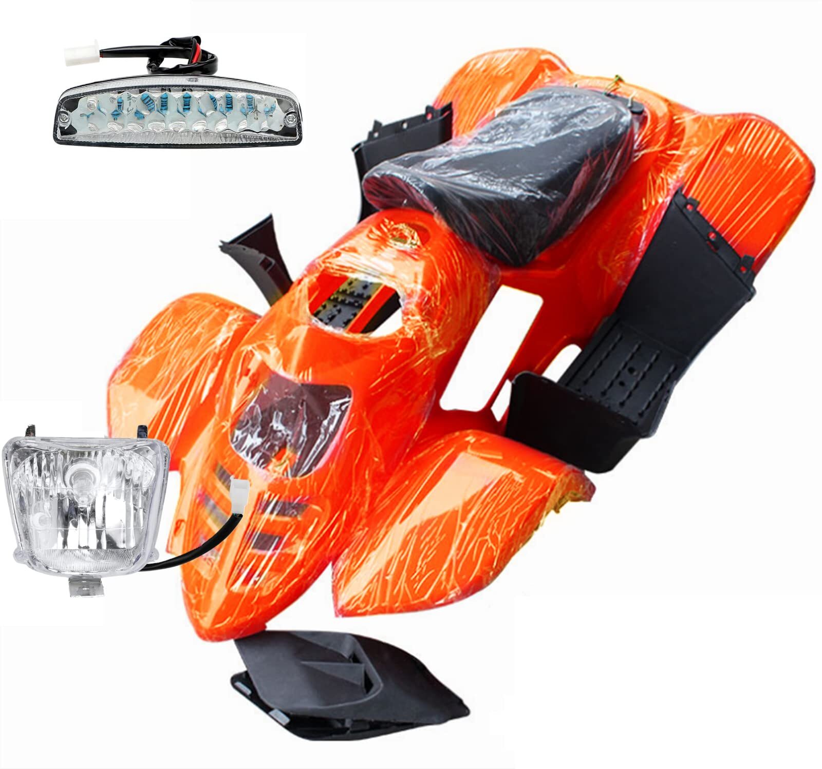 ATV Quad Body KIT Plastic Front RearOrangeFender FOR Taotao 49CC 50CC 90CC 110CC