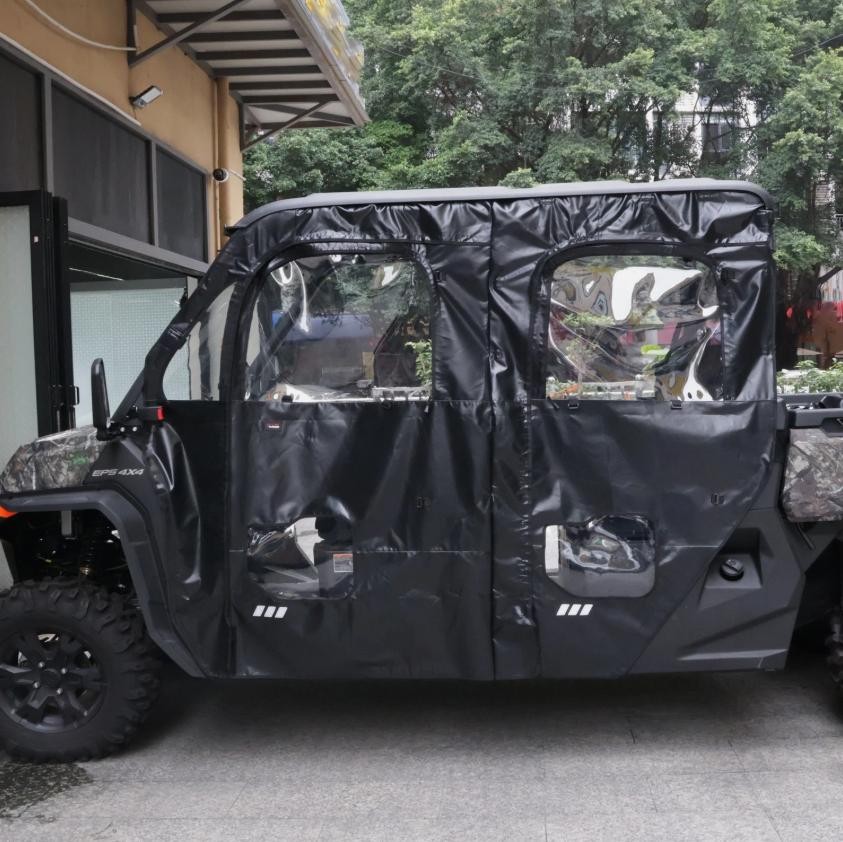 Zipper Soft Cab Enclosure Doors Side Window for CFMOTO UForce 1000 XL 2022-2025