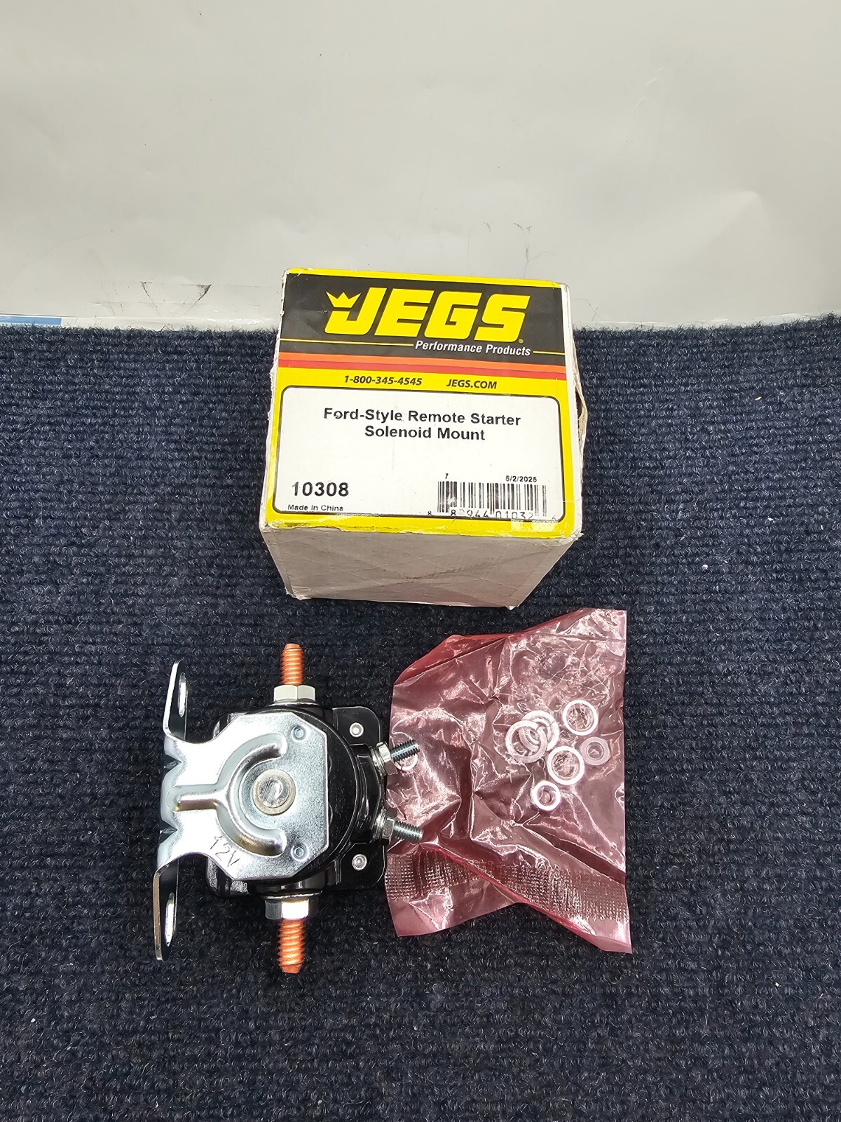 JEGS 10308 Ford-Style Remote Mount Starter Solenoid