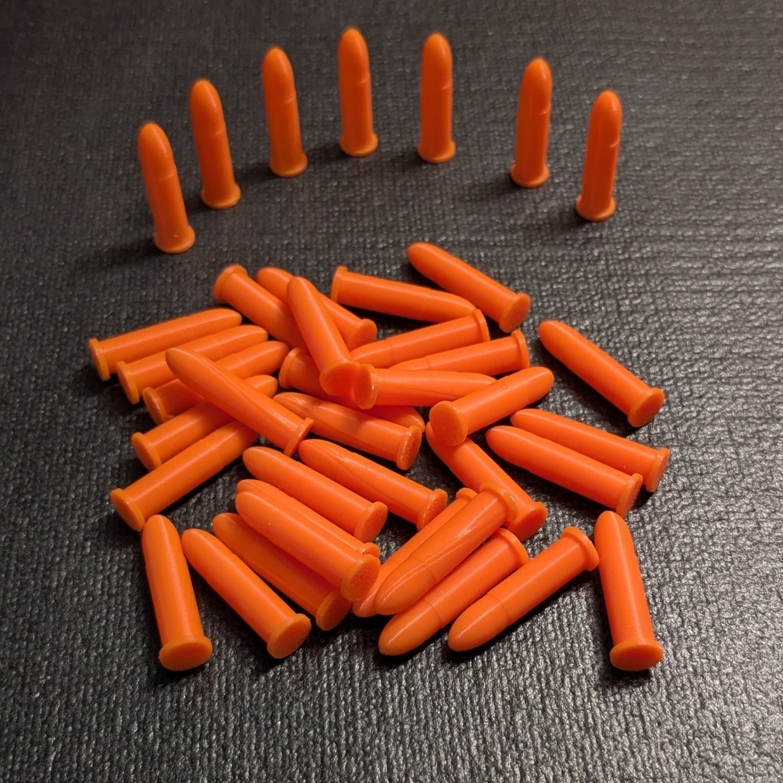 22LR 22 LR SNAP CAPS (40pk) ORANGE Dry Fire Safety Training Rimfire Rounds *USA