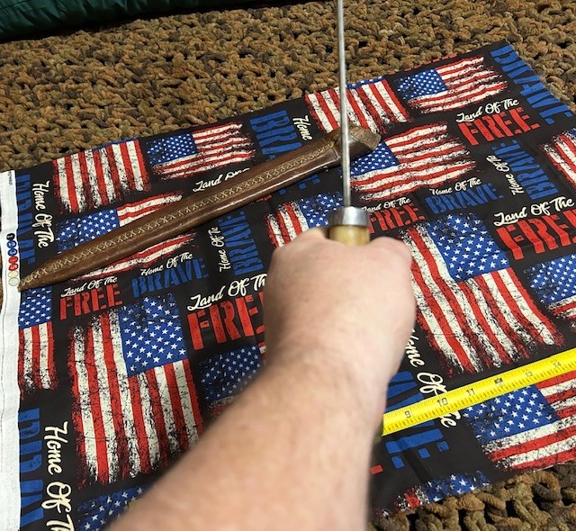 Vintage fixed blade knife (brisket slicer?) 18" oal with 13" blade