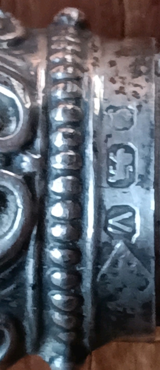 Antique Sterling & Stag Horn English Georgian Era 1798 Bread Fork Solid Beauty