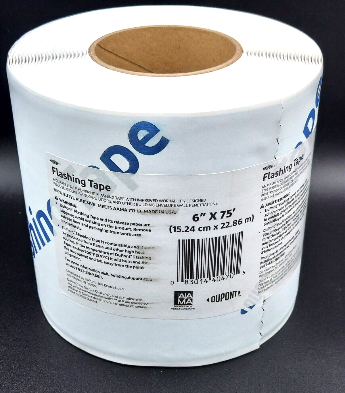 DuPont 6" x 75' Roll Flashing Tape Butyl Adhesive Windows and Doors *Brand New*