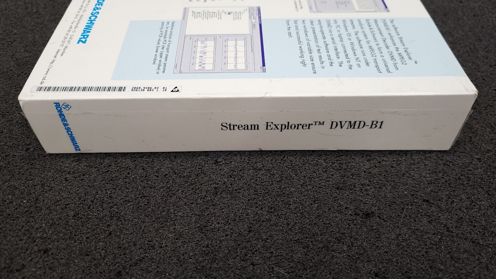 Rhode SCHWARZ DVMD-B1 DONGLE & Manual (Untested)